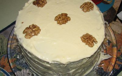 Torta de Zanahoria, Jengibre y Nuez